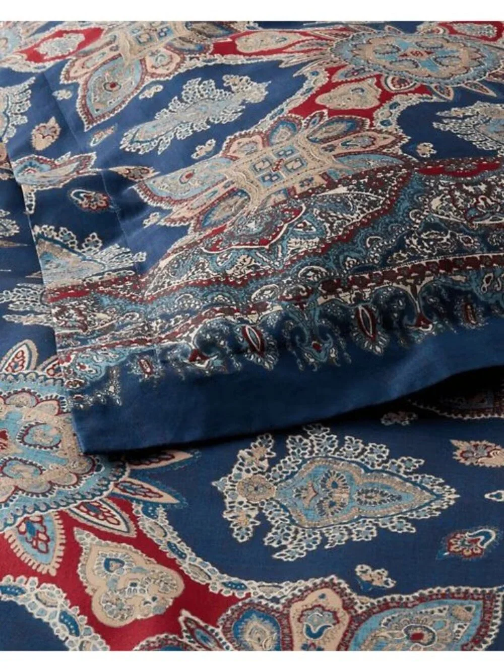 NWT Ralph Lauren Home Archer Foulard Comforter Navy Multi Size Full/Queen